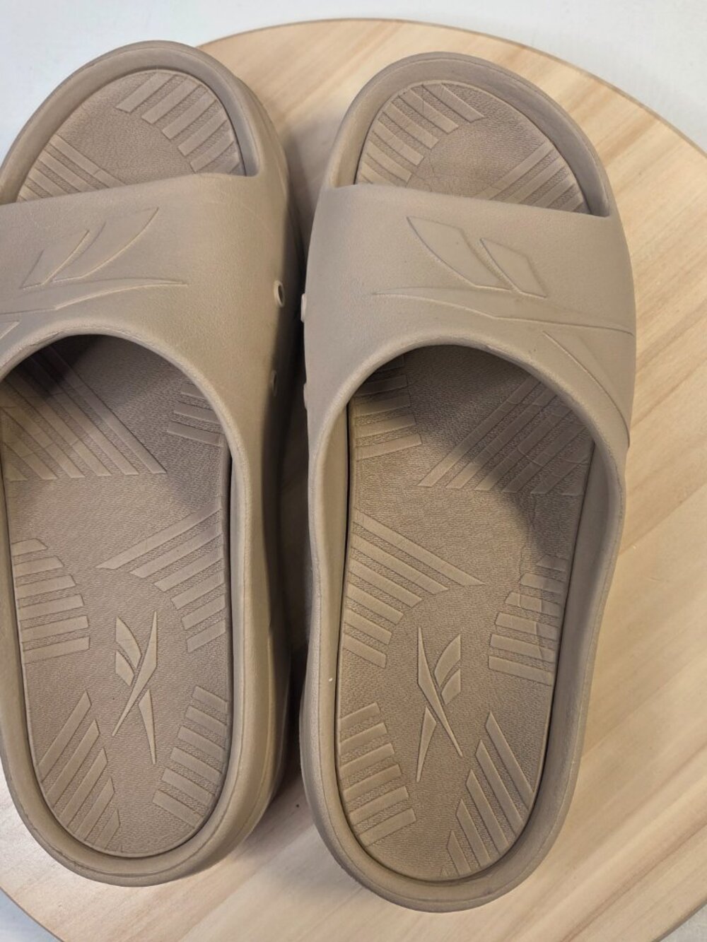 Reebok Sporty Tan Platform Slides Sandals Women US 10 - Picture 7 of 13